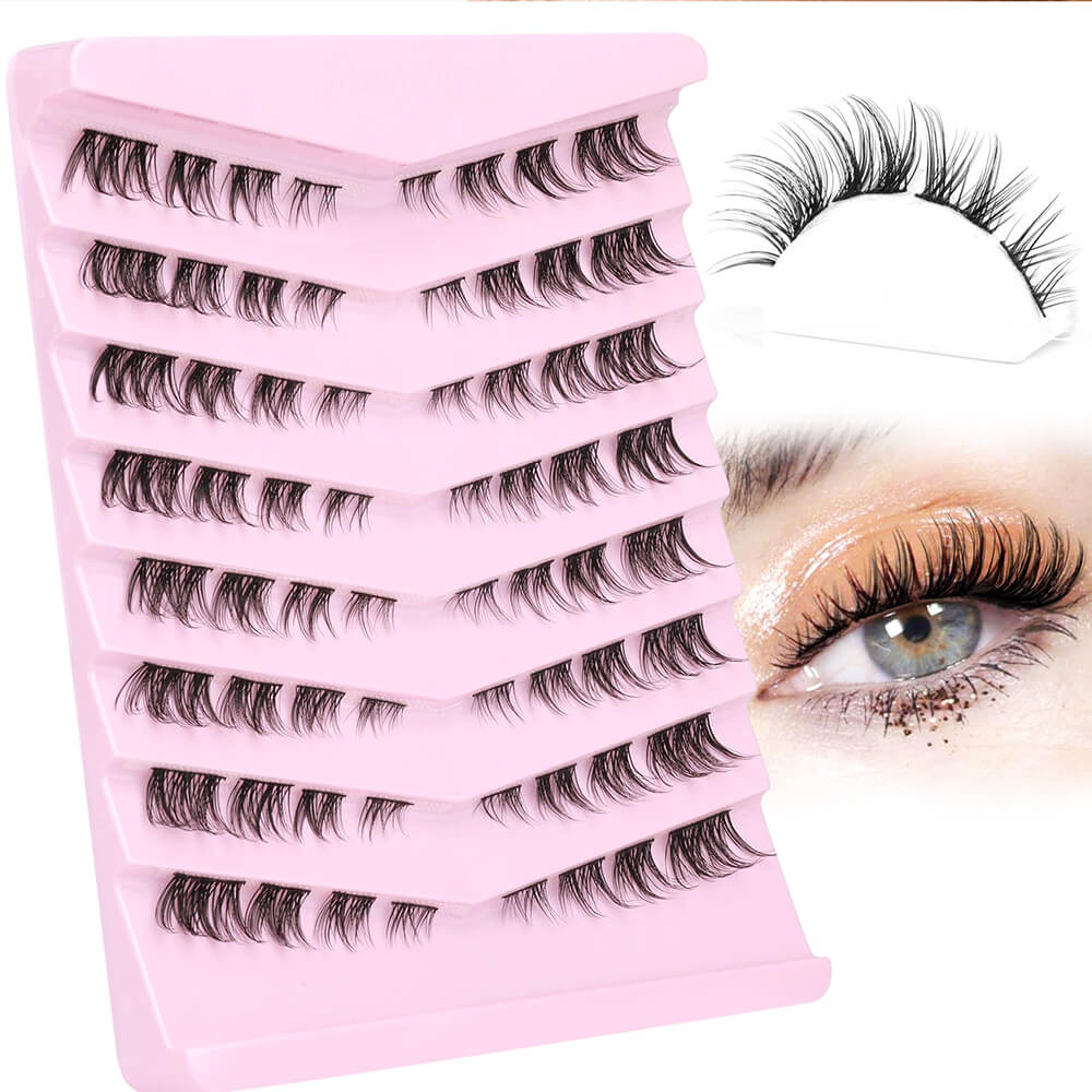 best cluster lashes cat eye cluster lashes